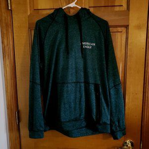 American Eagle Flex Men's Large Green Hoodie